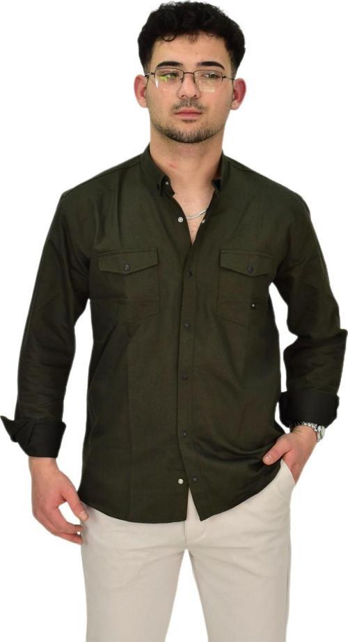 Erkek Spor Likralı Gömlek BGL-ST04343