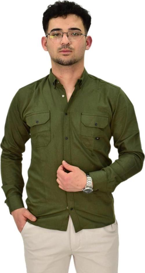 Erkek Spor Likralı Gömlek BGL-ST04343