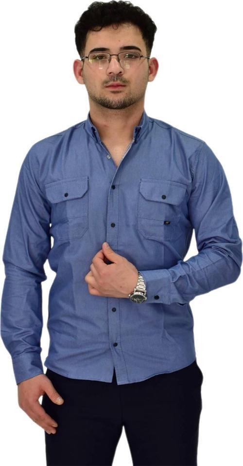 Erkek Spor Likralı Gömlek BGL-ST04343