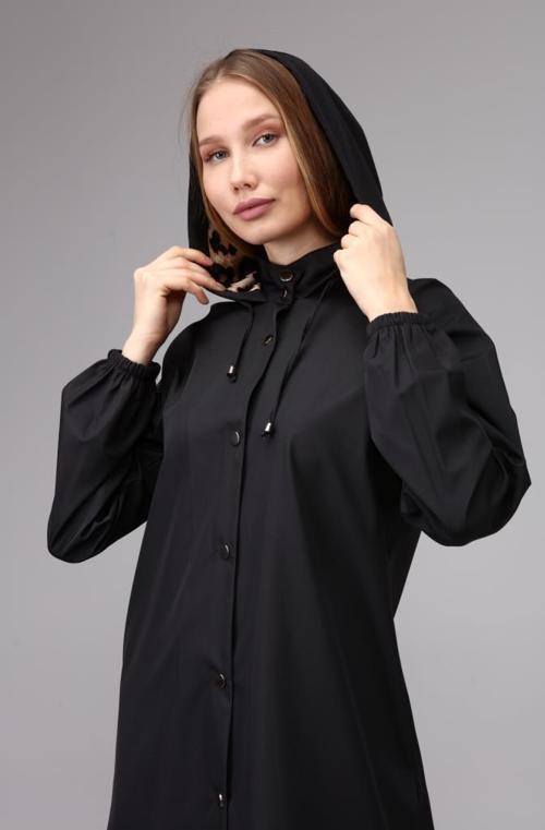 Kadın Spor Kapüşonlu Trençkot - Kap