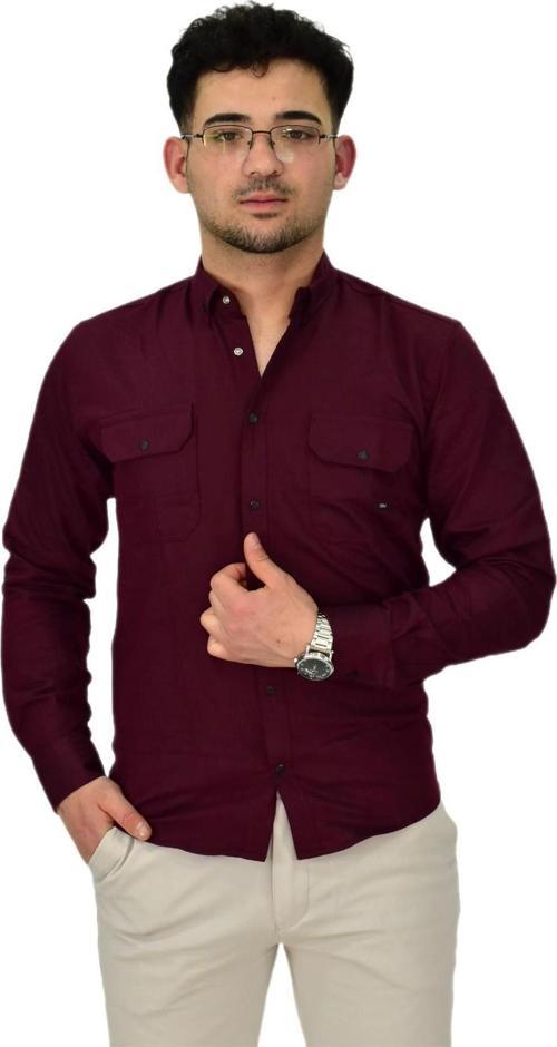 Erkek Spor Likralı Gömlek BGL-ST04343