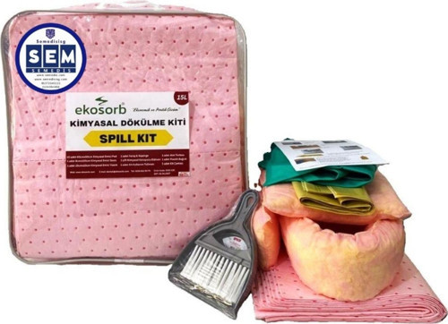 - Kimyasal Dökülme Kiti 15 Litre Pembe