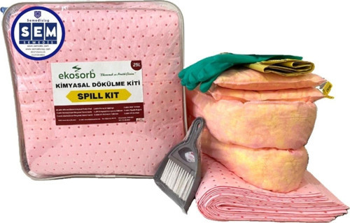- Kimyasal Dökülme Kiti 25 Litre Pembe