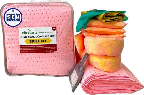 - Kimyasal Dökülme Kiti 35 Litre Pembe