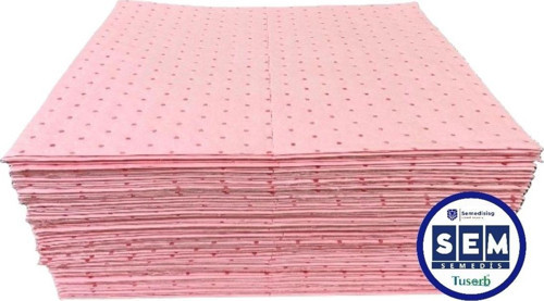 - Kimyasal Emici Ped 40X50 Cm Pembe 100 Adet