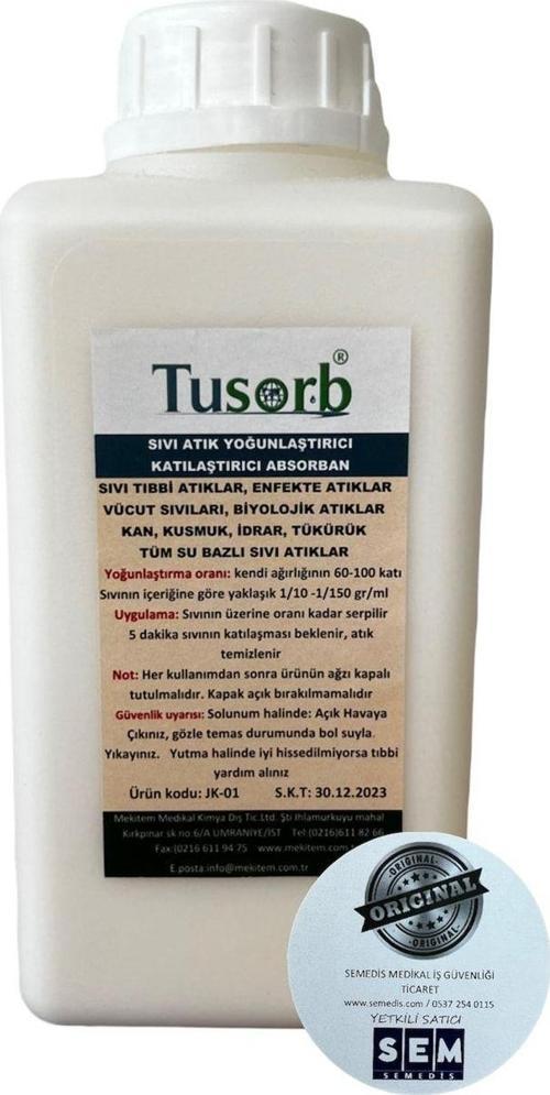 Sıvı Atık Yoğunlaştırıcı & Jelleştirici Absorban 1 Kg