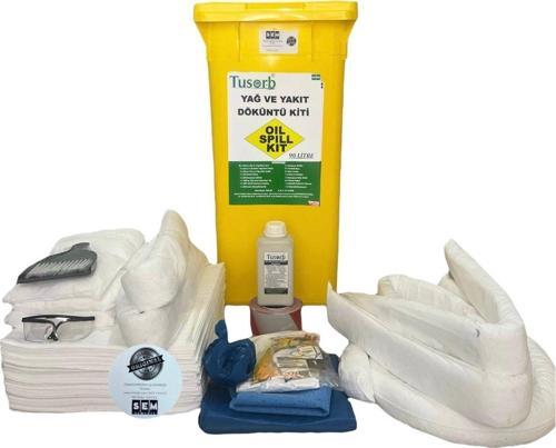 Yağ Döküntü Dökülme Temizleme Kiti 90 Litre