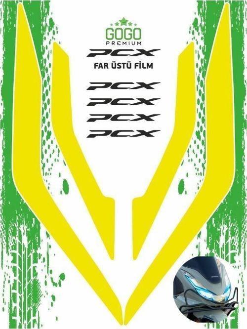 Far Üstü Film Sarı Honda Pcx 125 2021-2024