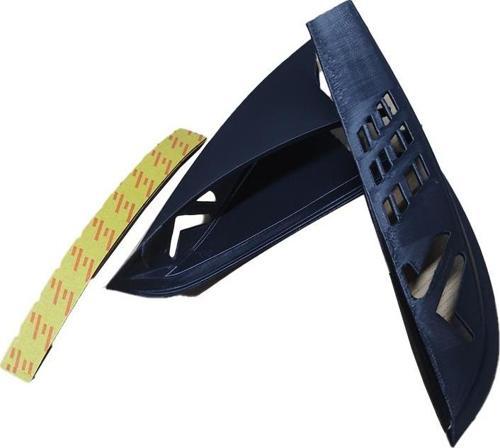 Kask Boynuzu Siyah Yarışçı Tipi
