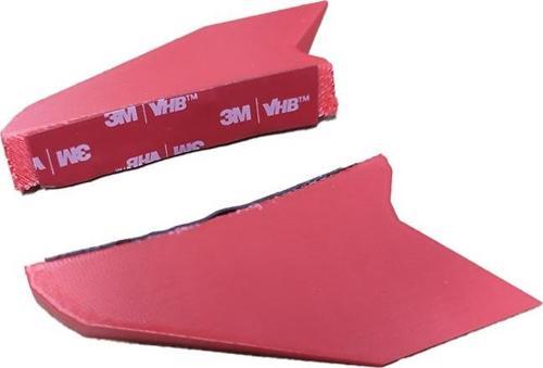 Kask Süsü Kanat Kırmızı
