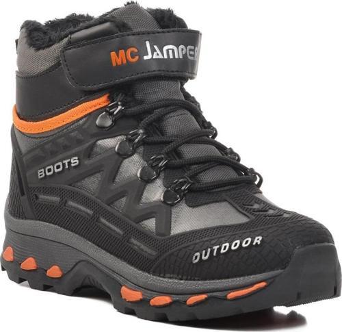 1831 F Siyah-Füme-Turuncu Cırtlı Çocuk Bot