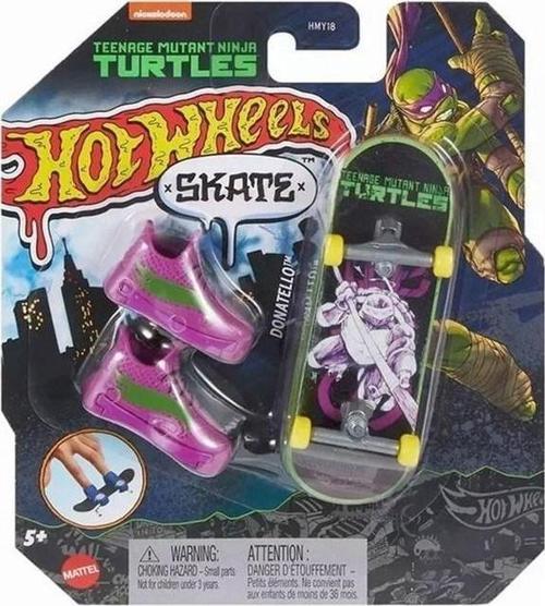 Skate Temalı Parmak Kaykay ve Ayakkabı Donatello HVK35