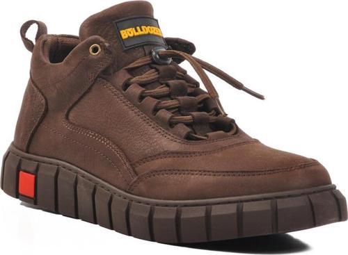 240015 M Kahve Nubuk Hakiki Deri Erkek Bot