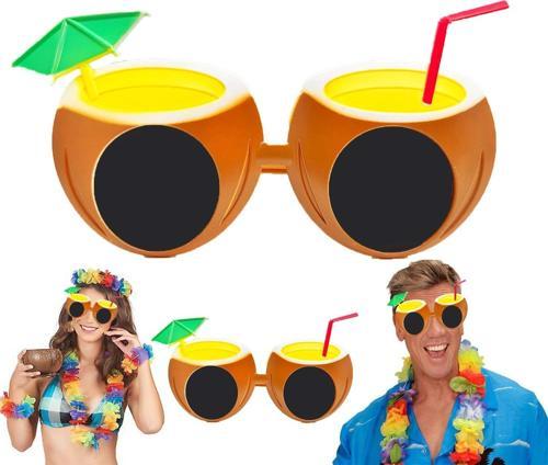 Hindistan Cevizi Tropikal Hawaii Yaza Merhaba Parti Gözlüğü