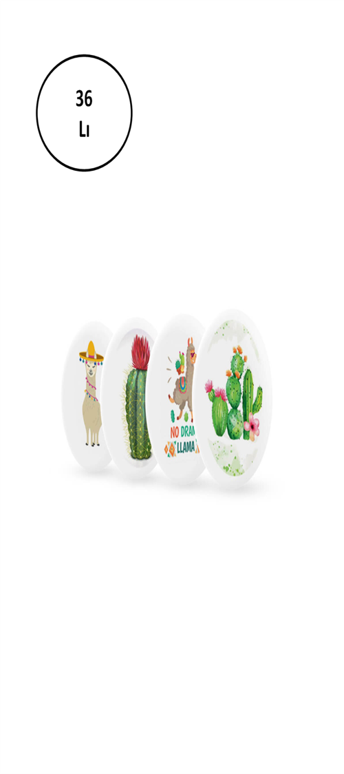 Silgi Lama-Cactus Serisi SG.22 36'lı