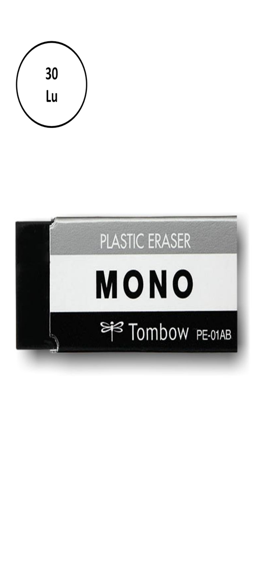 Mono Silgi, 23X11X55Mm, Siyah 30'lu