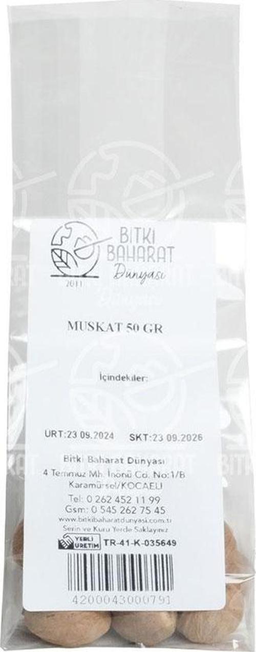 Muskat Baharatı 50 Gr