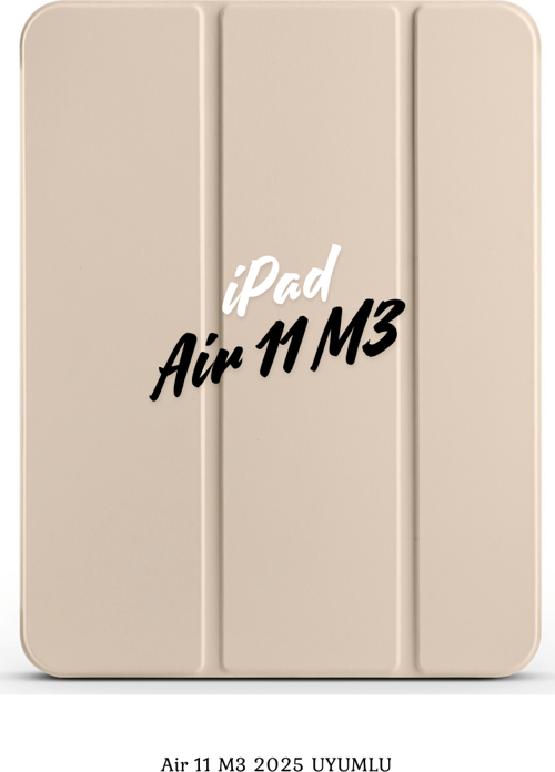 iPad Air 11 2025 M3 Çip Uyumlu Katlanabilir Standlı Smart Cover Fuchsia Tablet Kılıfı