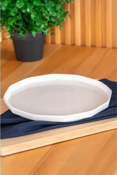 Hexagon Art 6 Adet 21 cm Porselen Tatlı Tabağı BHM-05356