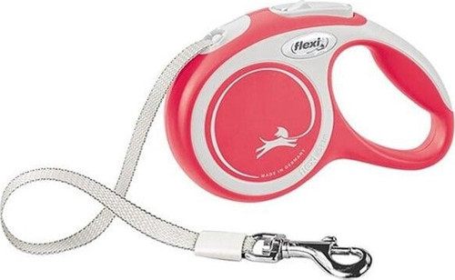 New Comfort Otomatik Şerit Köpek Gezdirme Kayışı 5m S Kırmızı - Petshopundan