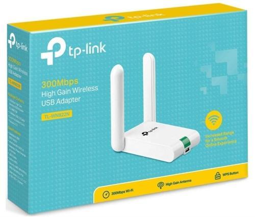Tp-lınk Tl-wn822n, 300mbps, 2.4ghz, 2x3dbi Anten, Usb2.0, Wıreless Ethernet