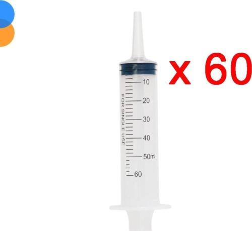 Çam Uçlu 50ml Beslenme Enjektörü (Gavaj Enjektör) 60'lı Kutu