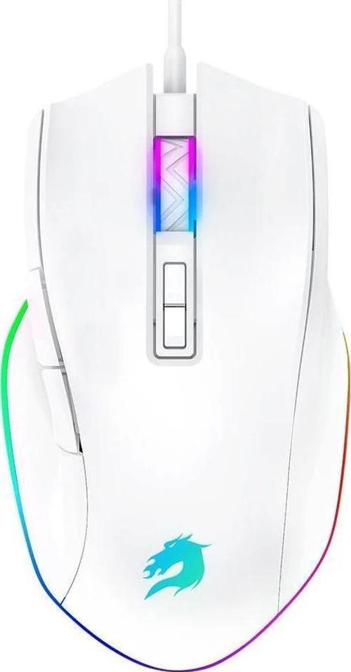 M16 Myth RGB Aydınlatmalı Beyaz Profesyonel Gaming Mouse