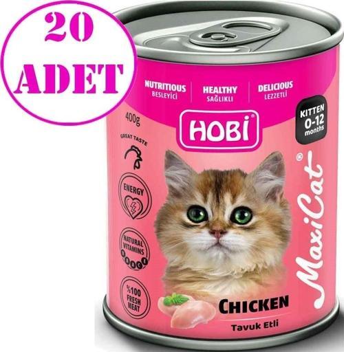 Maxicat Tavuklu Yavru Kedi Konservesi 400 gr 20 Ad