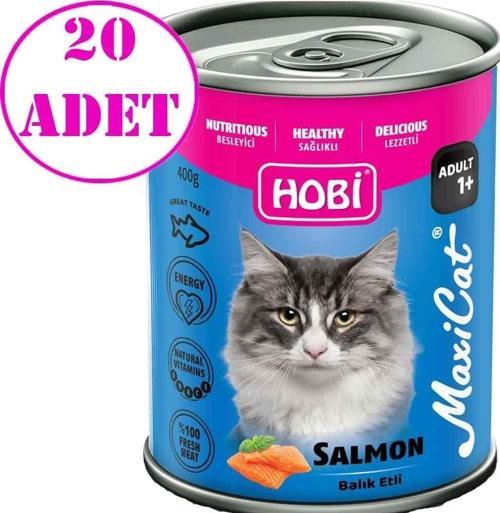 Maxicat Somon Balıklı Yetişkin Kedi Konservesi 400 gr 20 Ad