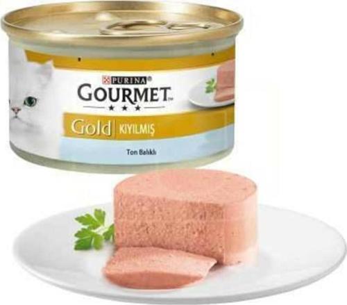 Gold Kıyılmıs Ton Balıklı Kedi Yaş Konservesi 85 gr 6'lı