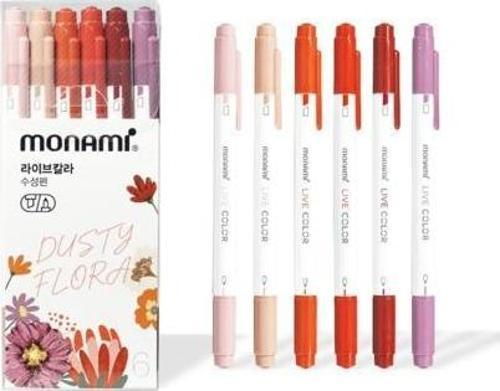 Live Color Dusty Flora 6'lı Fosforlu Kalem Seti