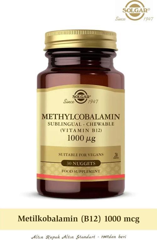 Methylcobalamin (b12) 1000 Mcg 30 Dilaltı Tablet