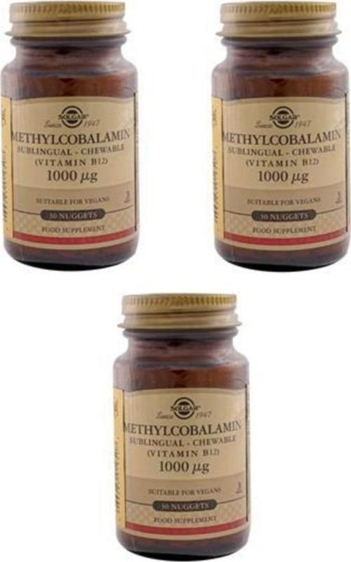 Methylcobalamin 1000 Mcg 30 Tablet 3 Adet