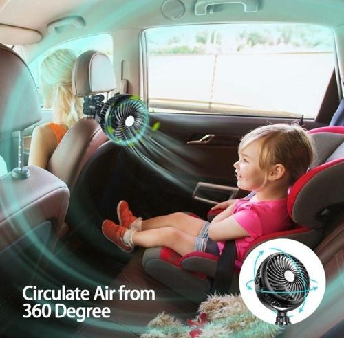 Fan Soğutucu Serinletici Mini Vantilatör Taşınabilir Bebekler Ve Büyükler Için Usb Şarjlı (5000 MAH)