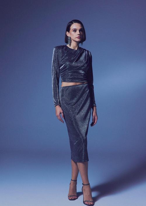 Parlak Kalem Etek - Antrasit