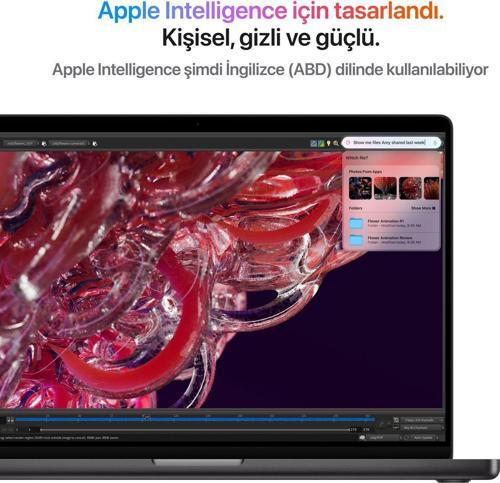 14-inch MacBook Pro: Apple M4 chip with 10 core CPU and 10 core GPU, 16GB, 512GB SSD - Uzay Siyahı