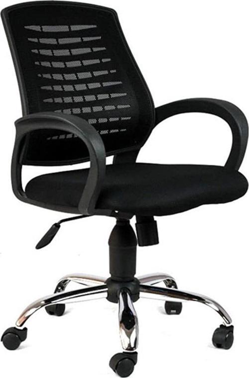 Pole Krom Çalışma Koltuğu Ofis Koltuğu Büro Koltuğu Bilgisayar Koltuğu Yönetici Koltuğu