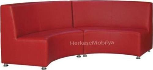 Oval Deri Sedir (4 Kişilik)