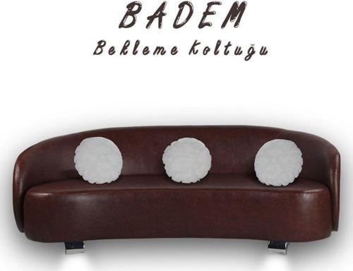 Badem Üçlü Bekleme Koltuğu