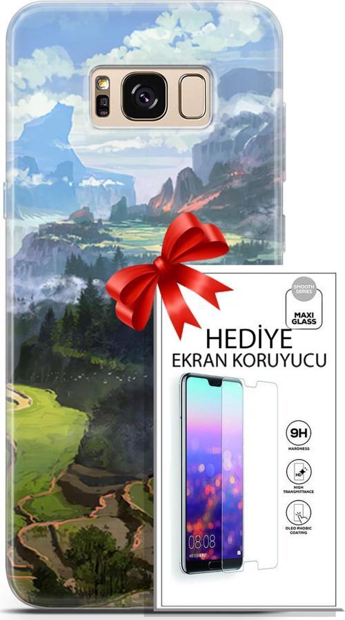 Samsung Galaxy S8 Kılıf Orijinal Seri Neo 23 Joker Kart Telefon Kabı Ve Ekran Koruyucu