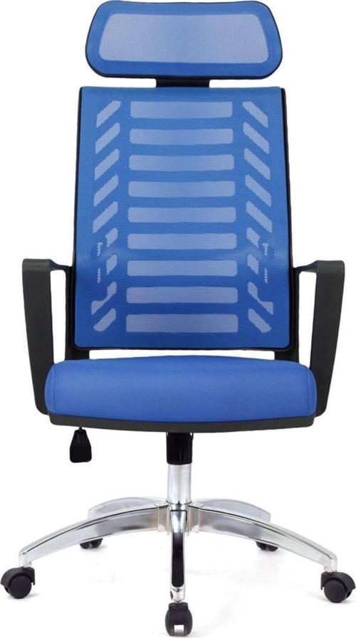 Gardena Mavi Krom Makam Koltuğu Ofis Koltuğu