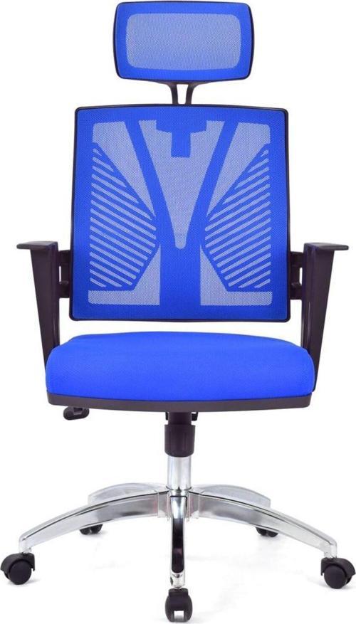 Savona Mavi Fileli Krom Makam Koltuğu Ofis Koltuğu