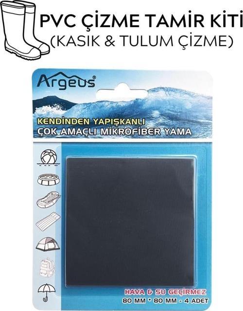 PVC Çizme Tamir Yaması - Antrasit - Tulum Çizme / Kasık Çizme