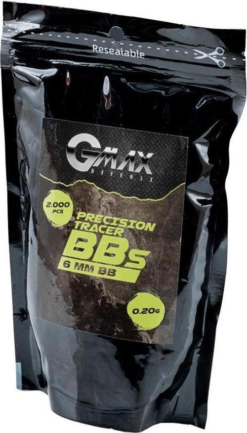 Plastik İzli Bilye 6mm - 0.20 gr - Fosforlu - 2000'li Poşet