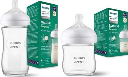 Ikili Cam Biberon Seti 240Ml 120Ml