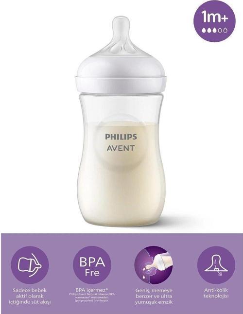 Plastik Biberon 260 Ml 1 Ay+