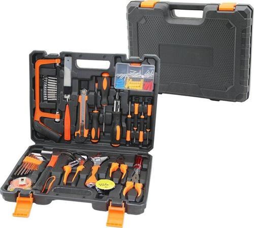 38PCS TEKNİK EL ALETLERİ USTA TAKIM SETT.VİDA-PENSE-DJT.K.KALEM-ALYAN-ÇEKİÇ-BİTS UÇ-FENER-METRE-M.BIÇAK-Findit