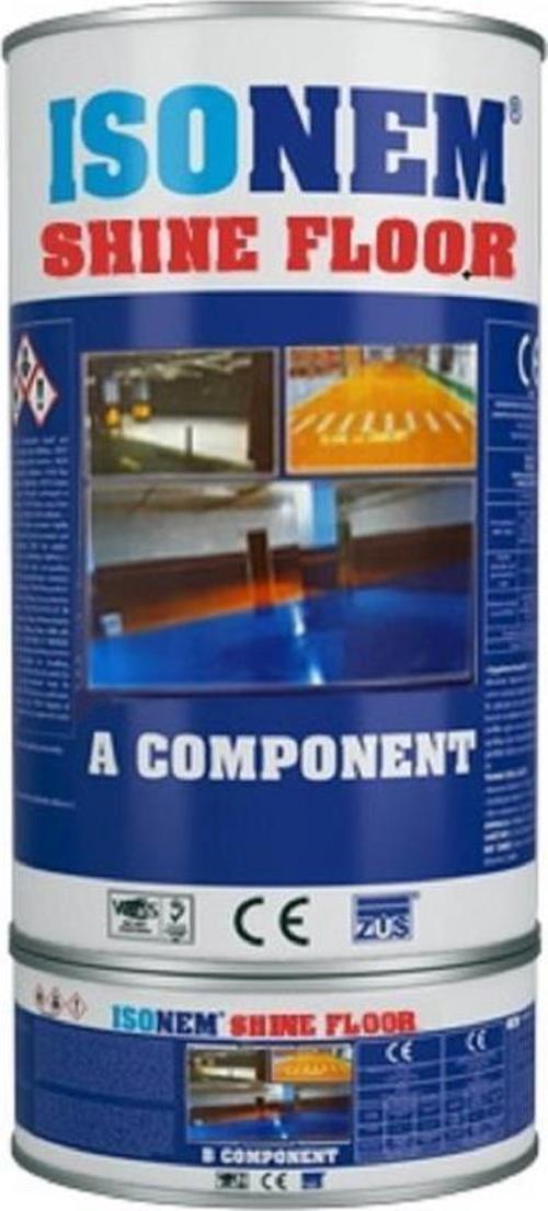 İsonem Shine Floor Solvent Bazlı Fayans Boyası 4.5 Kg Metalik Gri