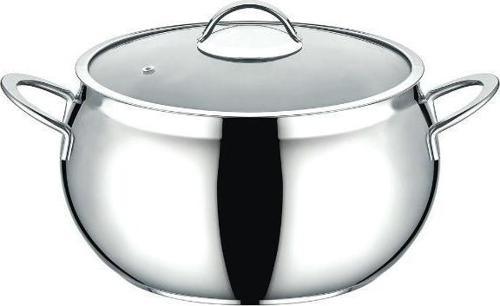 2031 2 Parça Paslanmaz Çelik 26x16 Cm Küre Derin Çelik Tencere