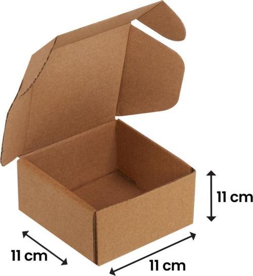 11X11X11 - 200 Adet Kilitli E Ticaret Karton Kargo Kutusu ( 0,33 Desi )